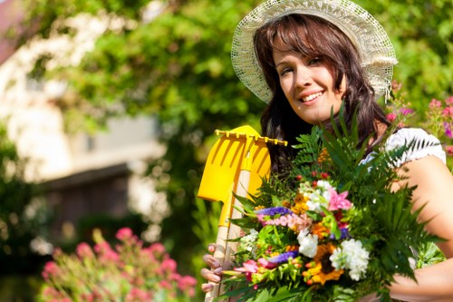 Local gardening team caring for shrubs and borders in Highgate