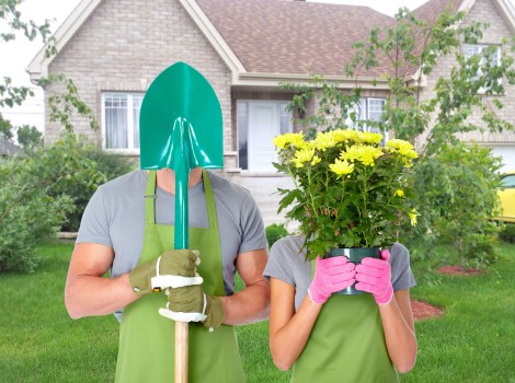 Payment and charges section for gardening services
