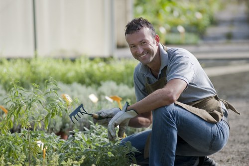 Professional gardeners in Highgate carrying out safe maintenance work